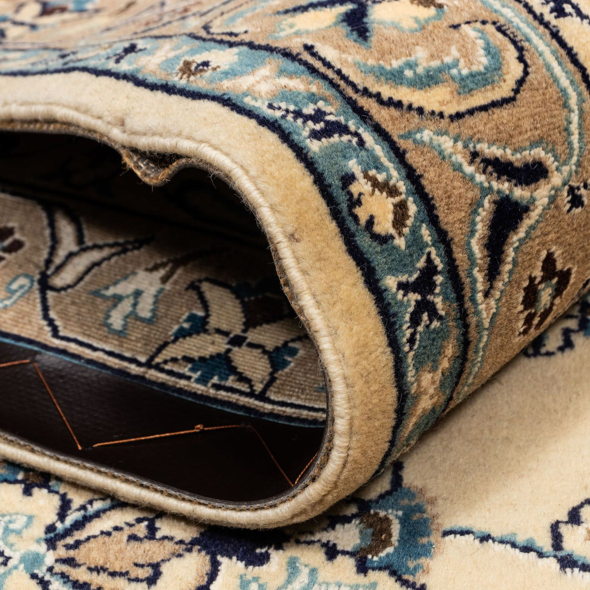 Persisk tæppe - Nain - Premium - 335 x 251 cm - beige