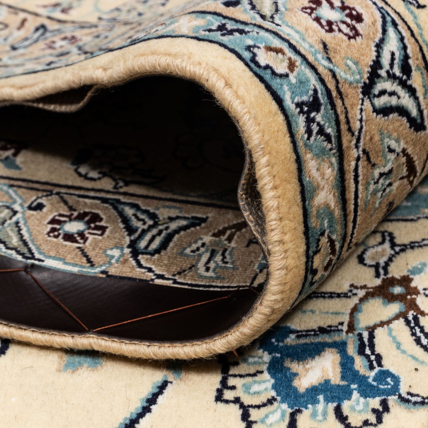Persisk tæppe - Nain - Royal - 345 x 244 cm - beige
