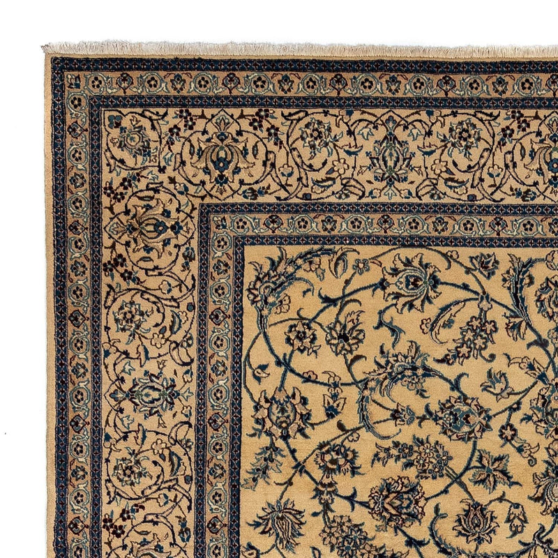 Persisk tæppe - Nain - Royal - 353 x 248 cm - mørk beige