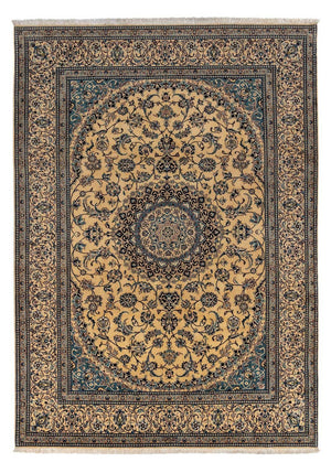 Persisk tæppe - Nain - Royal - 360 x 249 cm - mørk beige