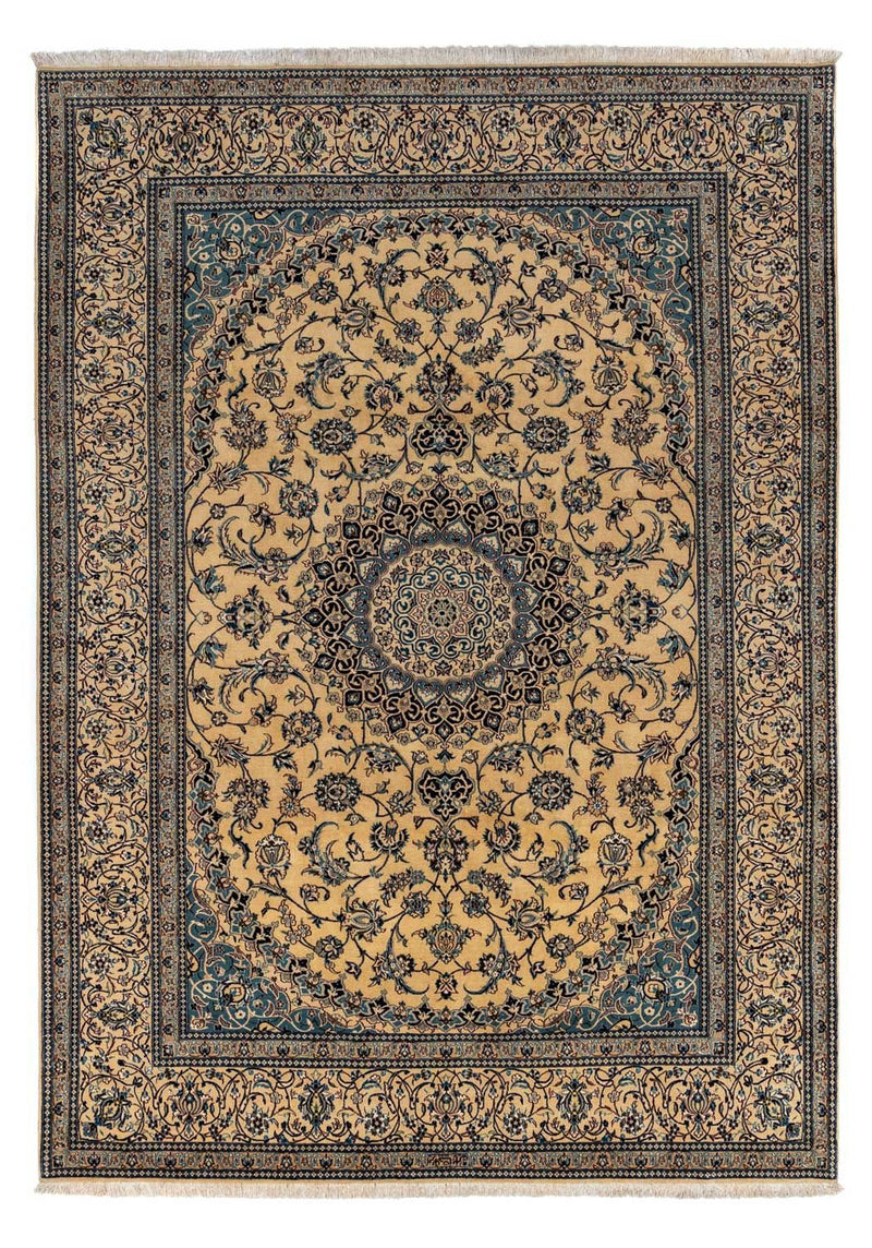Persisk tæppe - Nain - Royal - 360 x 249 cm - mørk beige