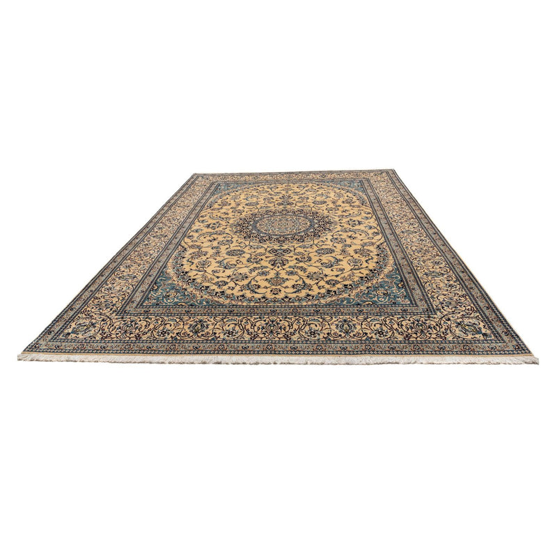 Persisk tæppe - Nain - Royal - 360 x 249 cm - mørk beige