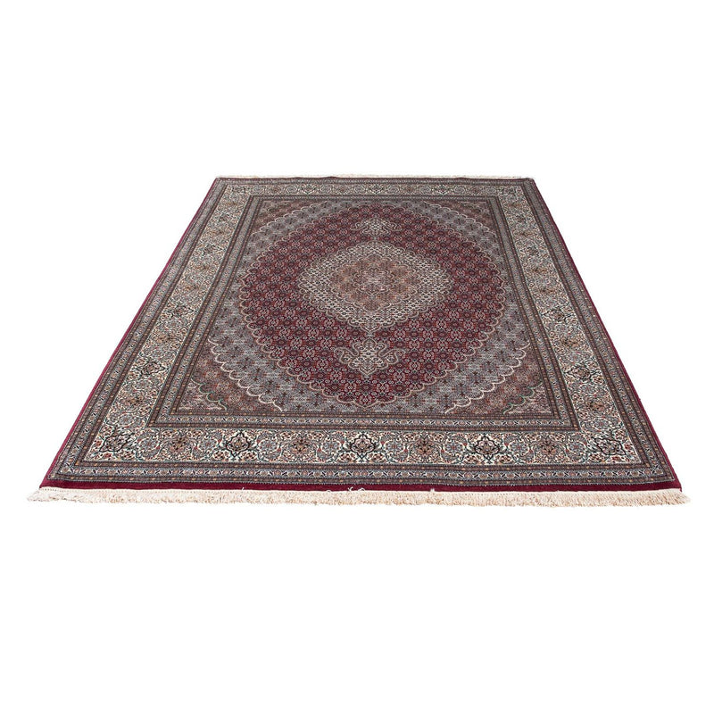 Persisk tæppe - Tabriz - 210 x 152 cm - mørkerød