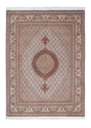 Persisk tæppe - Tabriz - 214 x 154 cm - lys brun