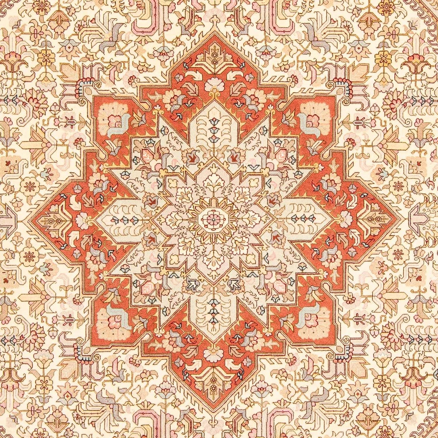 Persisk tæppe - Tabriz - Royal - 305 x 207 cm - beige