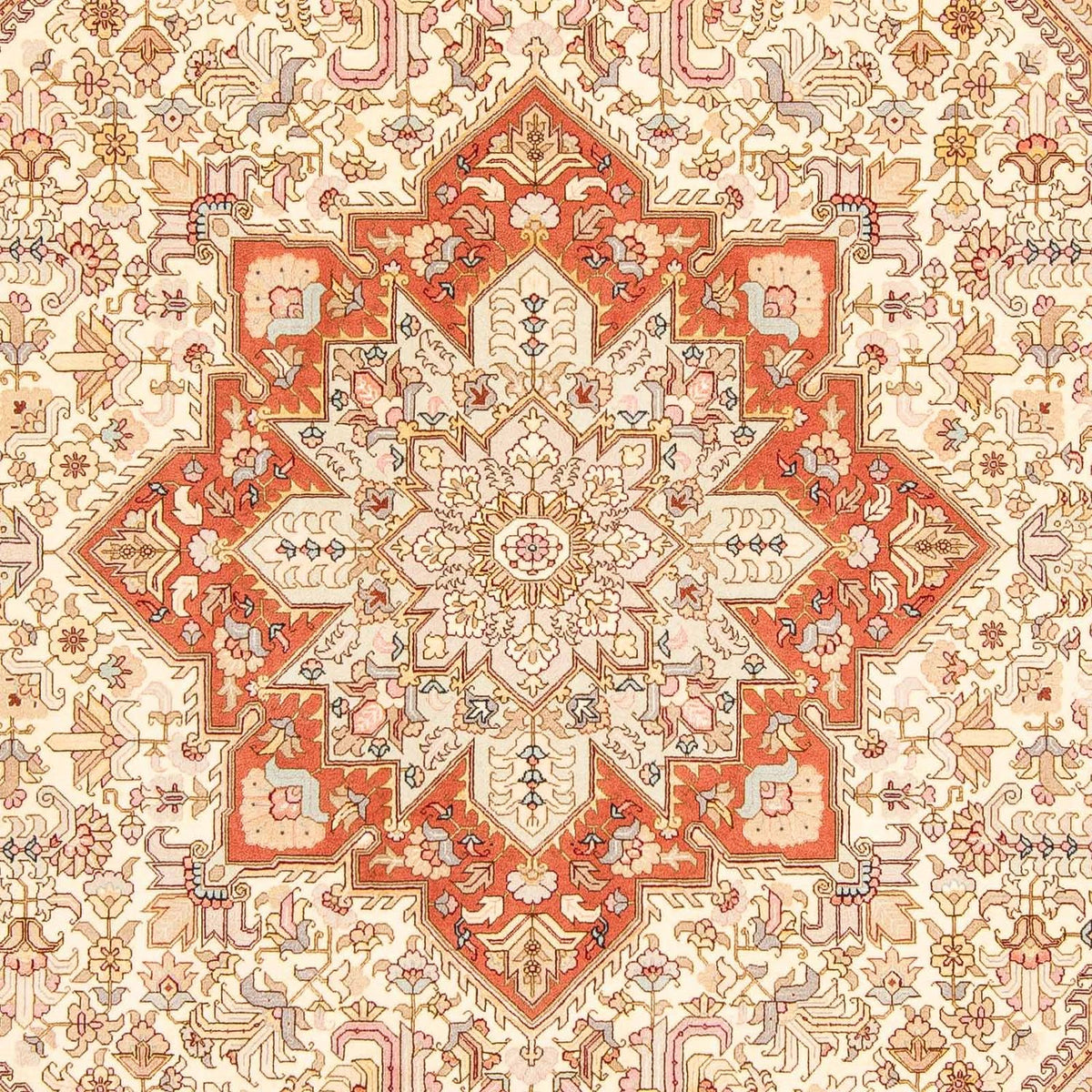 Persisk tæppe - Tabriz - Royal - 305 x 207 cm - beige