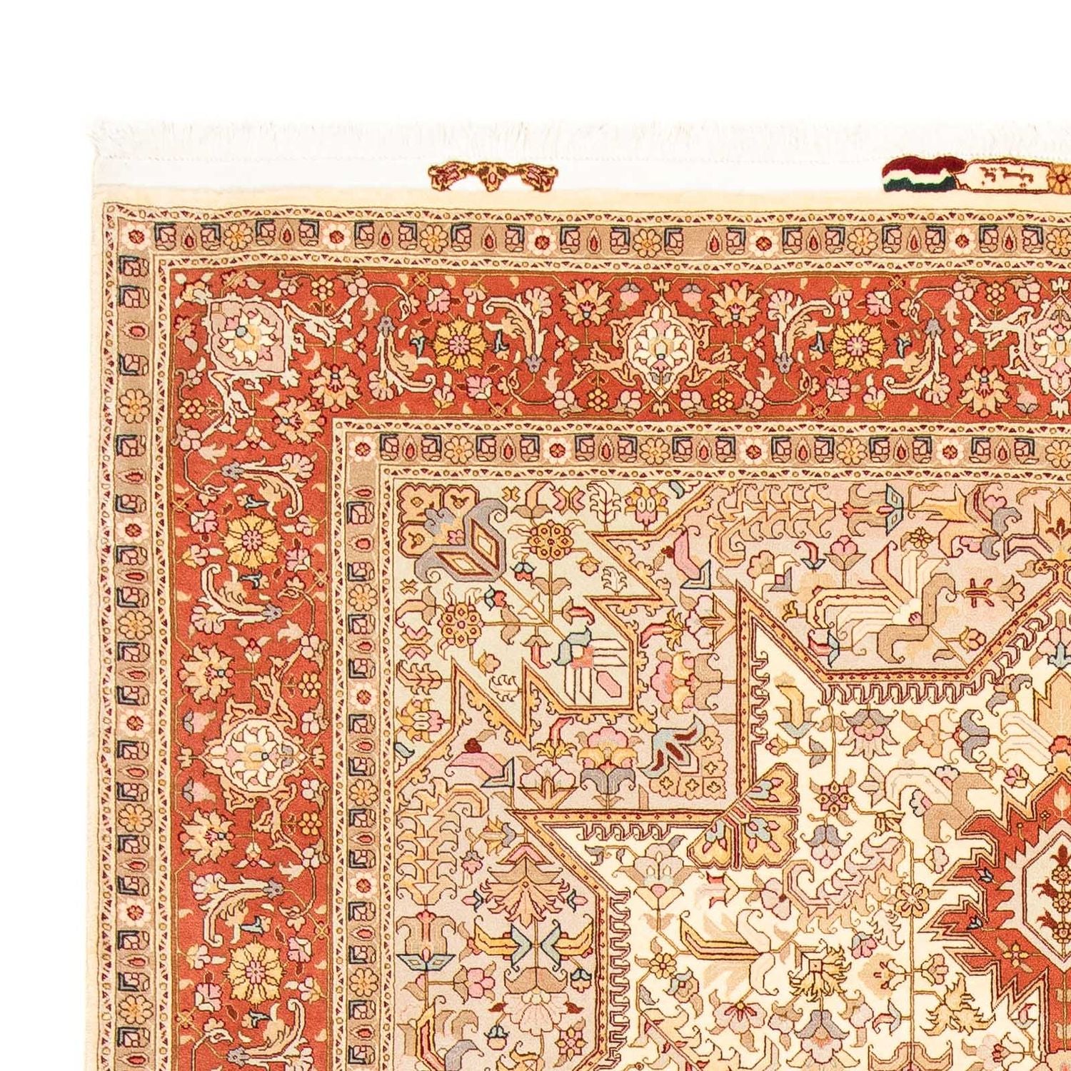 Persisk tæppe - Tabriz - Royal - 305 x 207 cm - beige