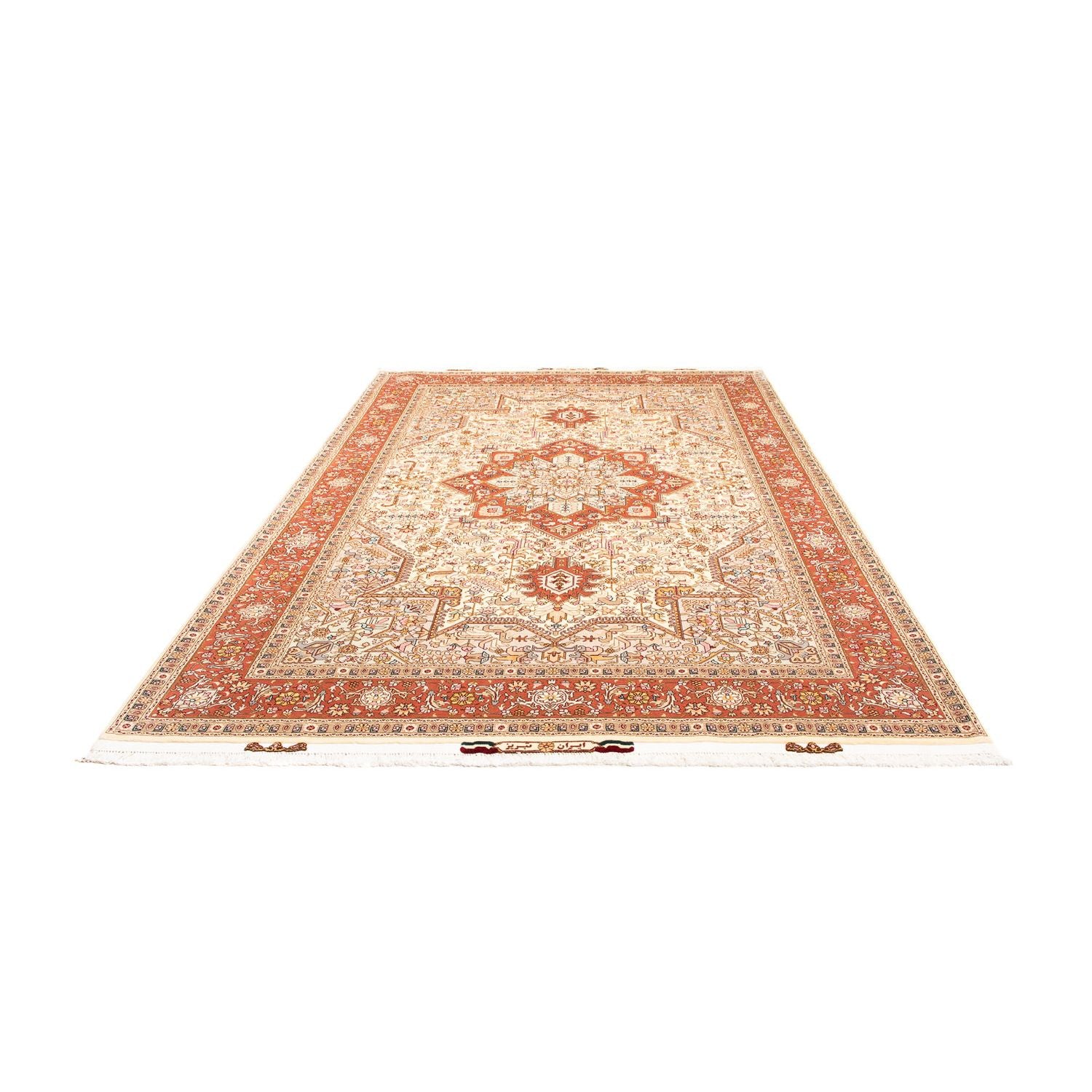 Persisk tæppe - Tabriz - Royal - 305 x 207 cm - beige