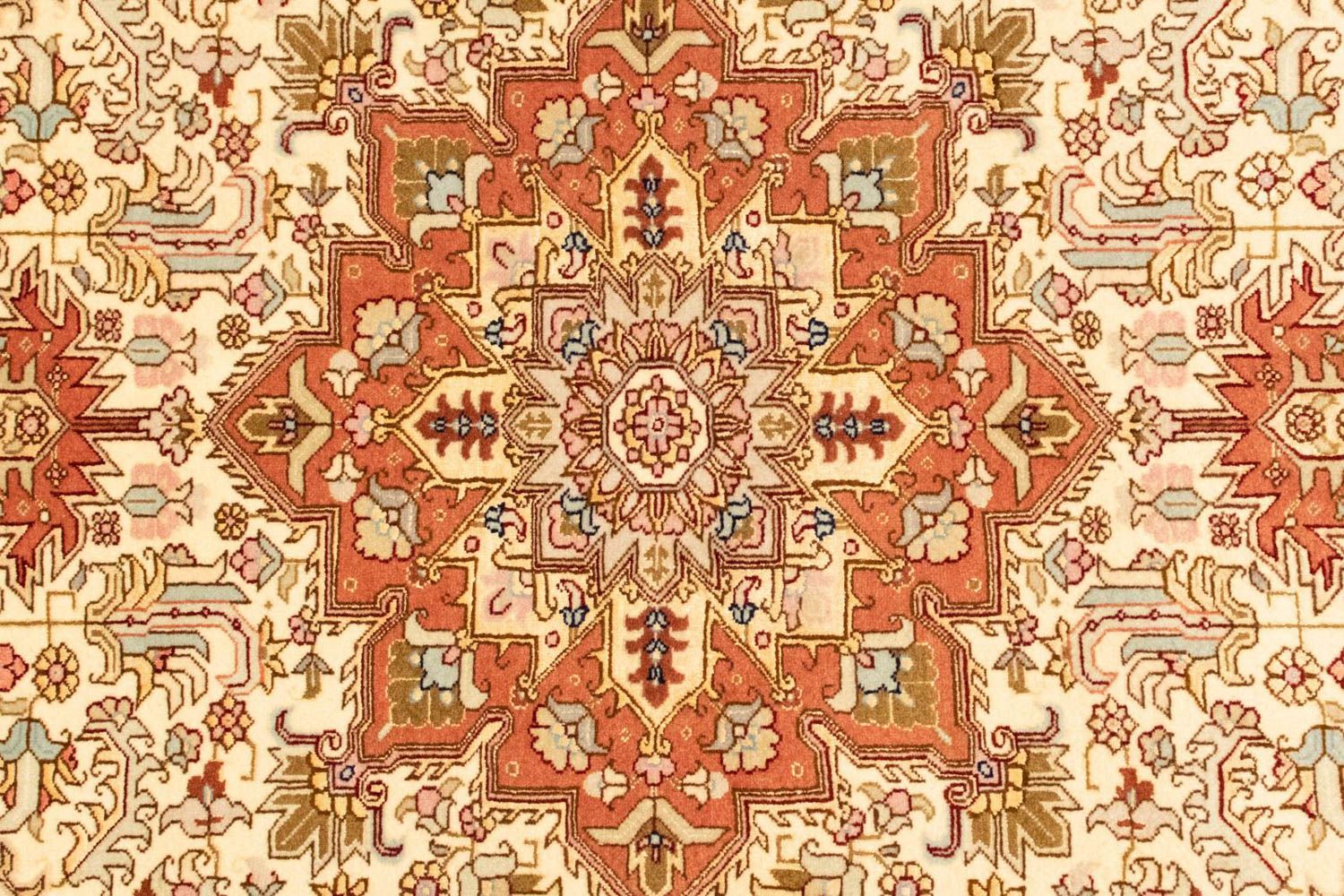 Persisk tæppe - Tabriz - Royal - 150 x 103 cm - beige