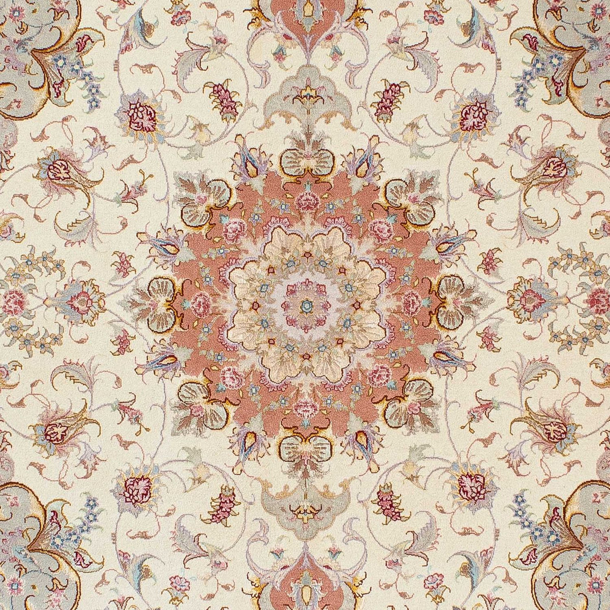 Persisk tæppe - Tabriz - Royal - 205 x 152 cm - beige