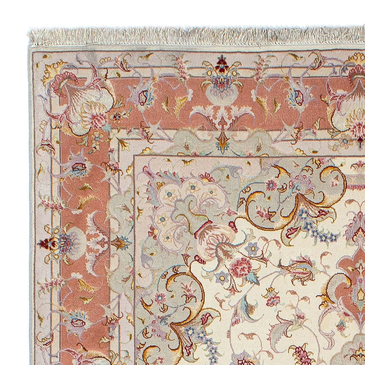 Persisk tæppe - Tabriz - Royal - 205 x 152 cm - beige