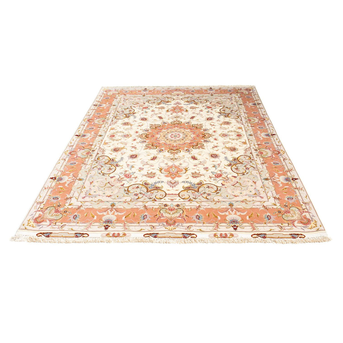 Persisk tæppe - Tabriz - Royal - 205 x 152 cm - beige