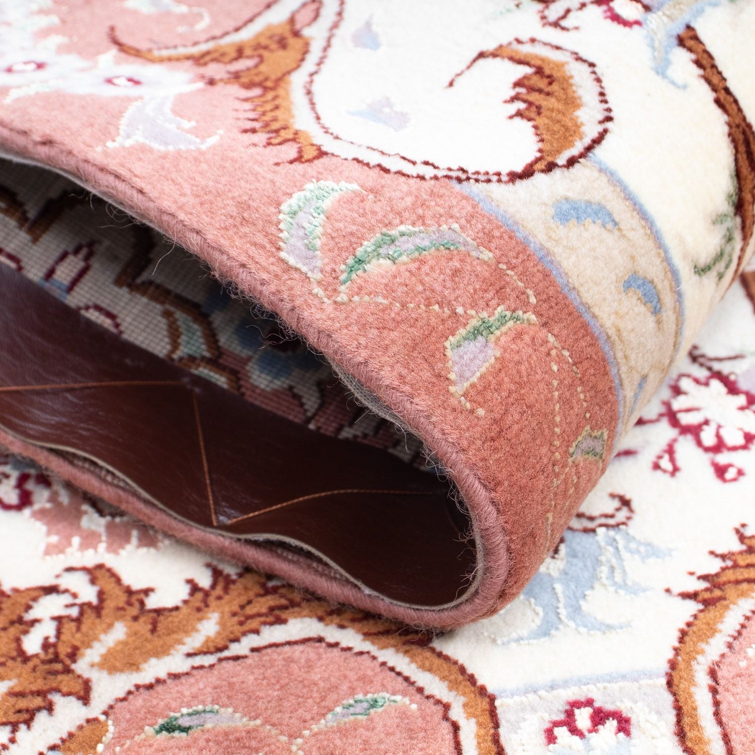 Persisk tæppe - Tabriz - Royal - 93 x 62 cm - beige