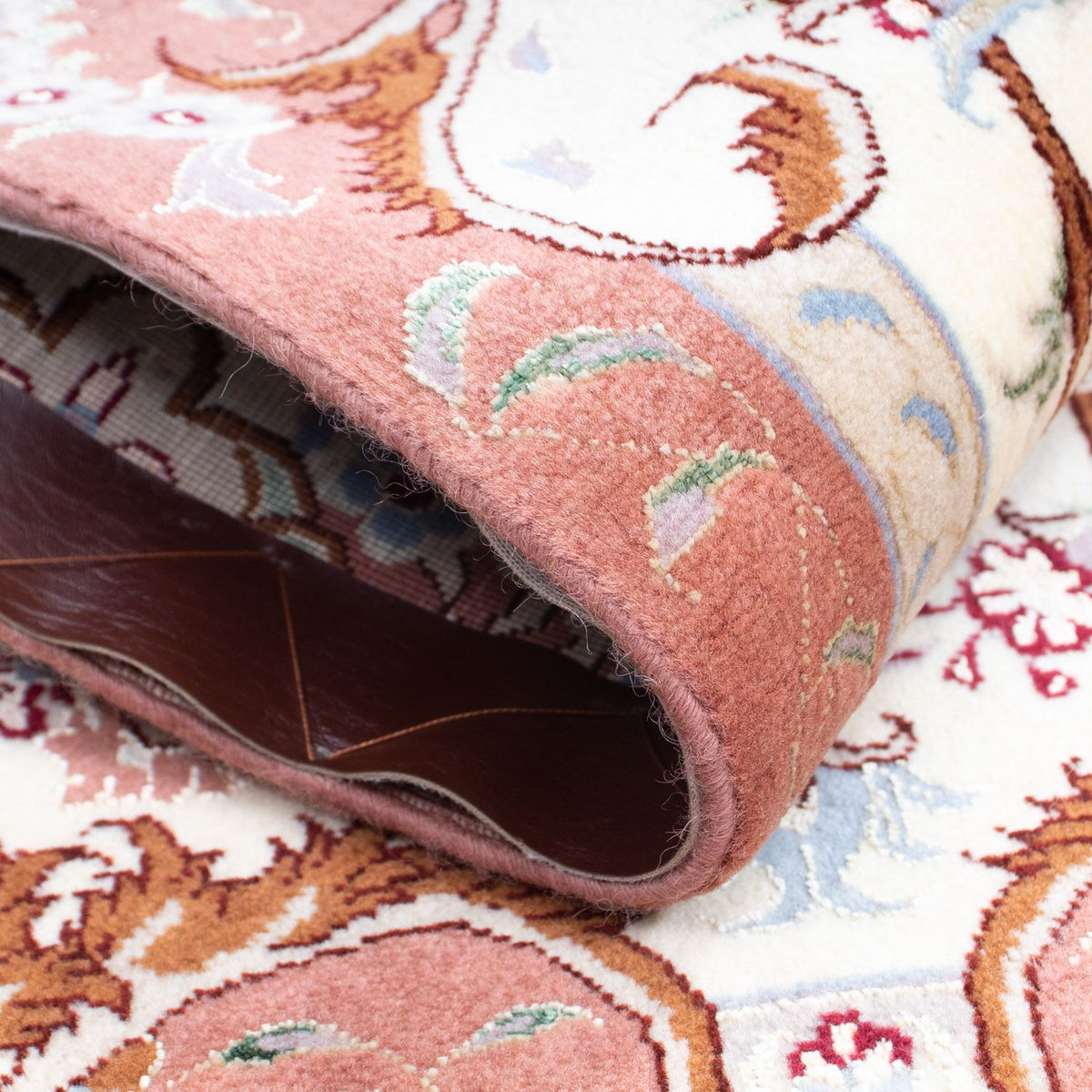 Persisk tæppe - Tabriz - Royal - 93 x 62 cm - beige