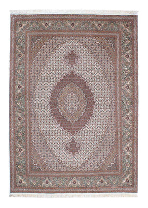 Persisk tæppe - Tabriz - 210 x 151 cm - lys brun