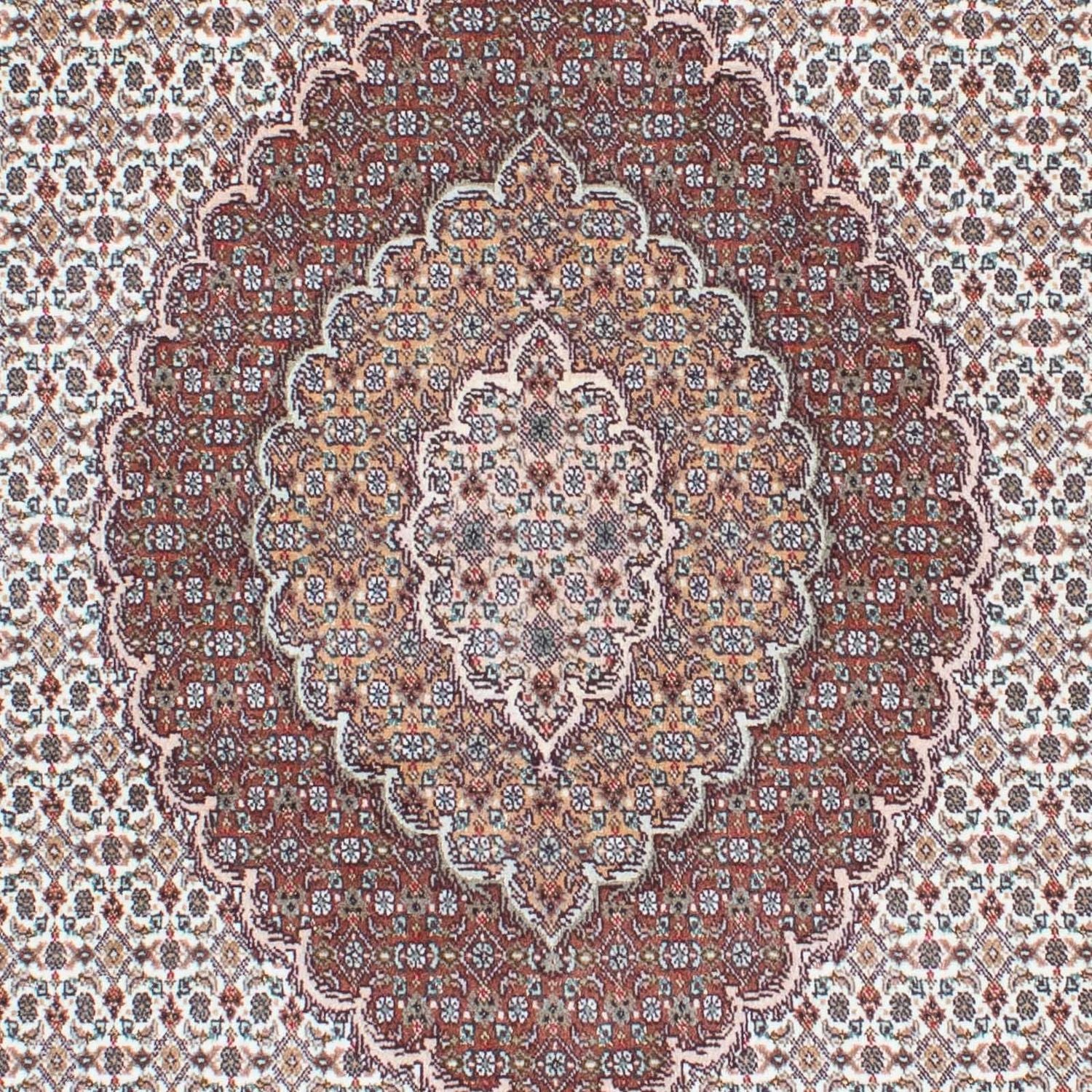 Persisk tæppe - Tabriz - 210 x 151 cm - lys brun