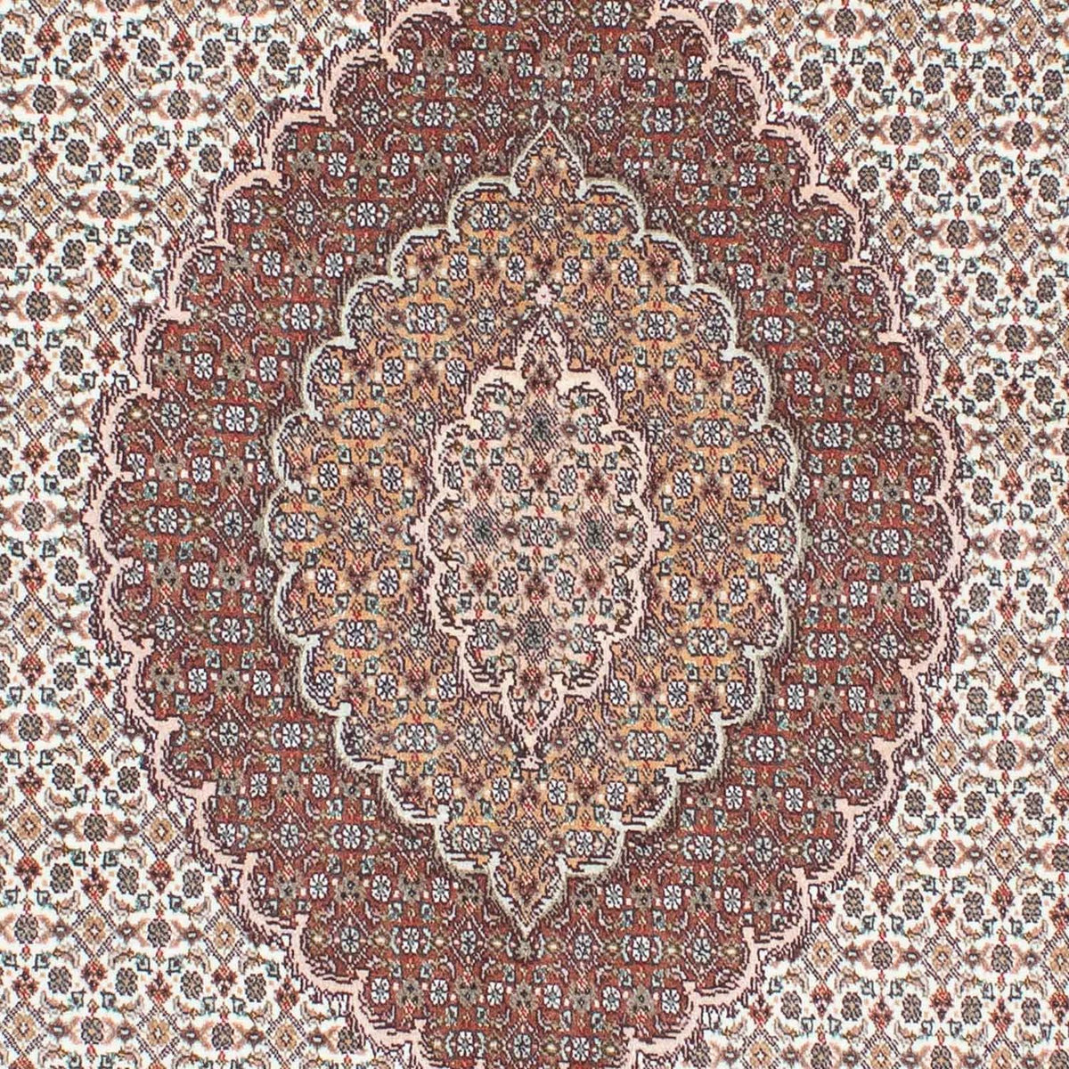 Persisk tæppe - Tabriz - 210 x 152 cm - beige