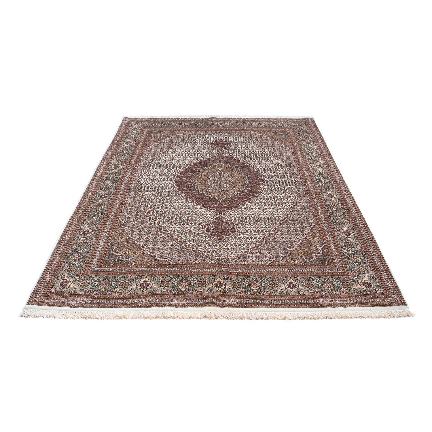 Persisk tæppe - Tabriz - 210 x 152 cm - beige