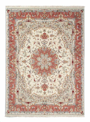 Persisk tæppe - Tabriz - Royal - 202 x 151 cm - beige