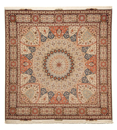 Tabriz - 50 Raj Tæppe 253x264cm - Persisk tæppe
