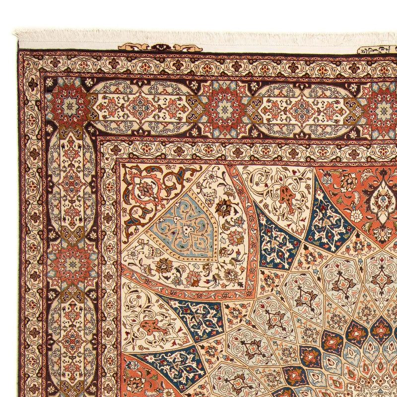Persisk tæppe - Tabriz - Royal firkantet  - 264 x 253 cm - lys brun