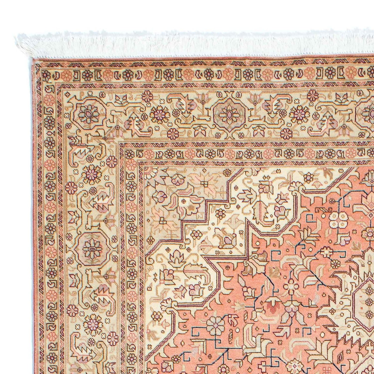 Persisk tæppe - Tabriz - Royal - 210 x 152 cm - beige