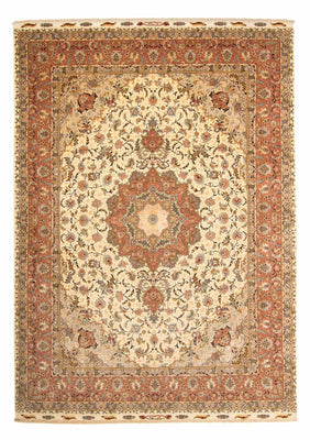Persisk tæppe - Tabriz - Royal - 413 x 297 cm - brun