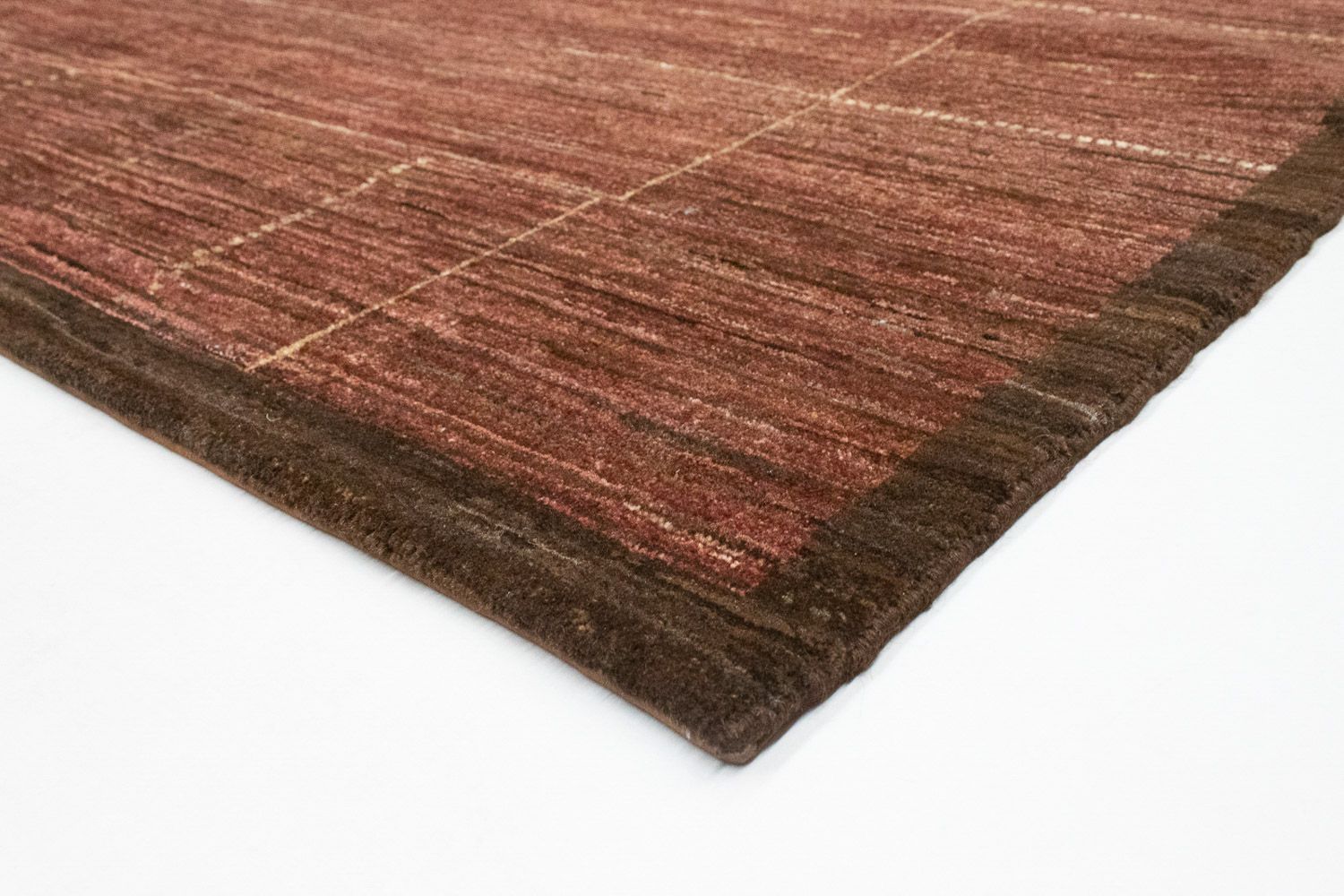 Gabbeh Tæppe - Loribaft Persisk - 209 x 160 cm - lys mocca