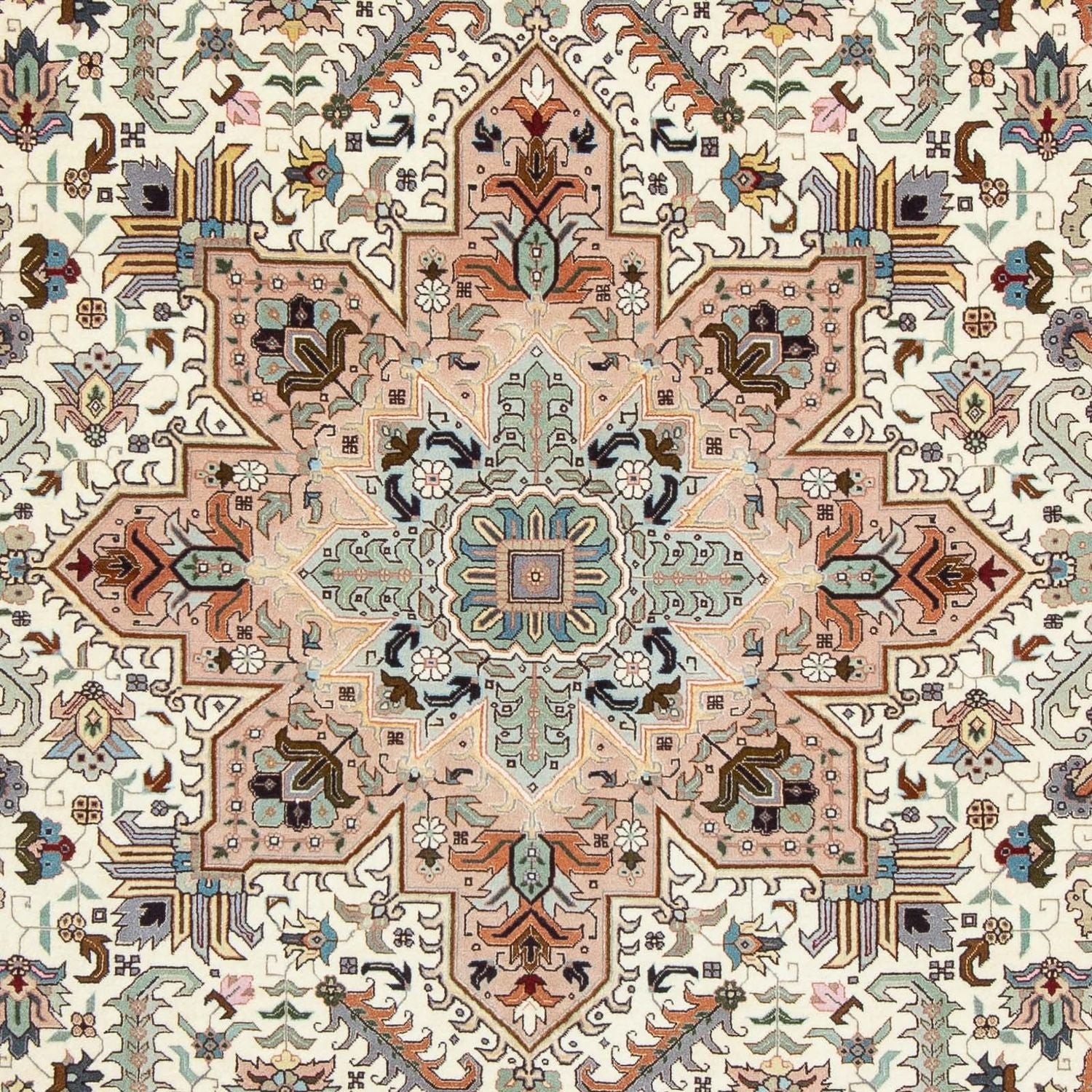 Persisk tæppe - Tabriz - Royal - 300 x 205 cm - beige