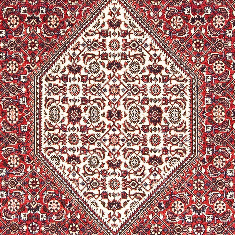 Persisk tæppe - Bijar - 172 x 110 cm - lysrød