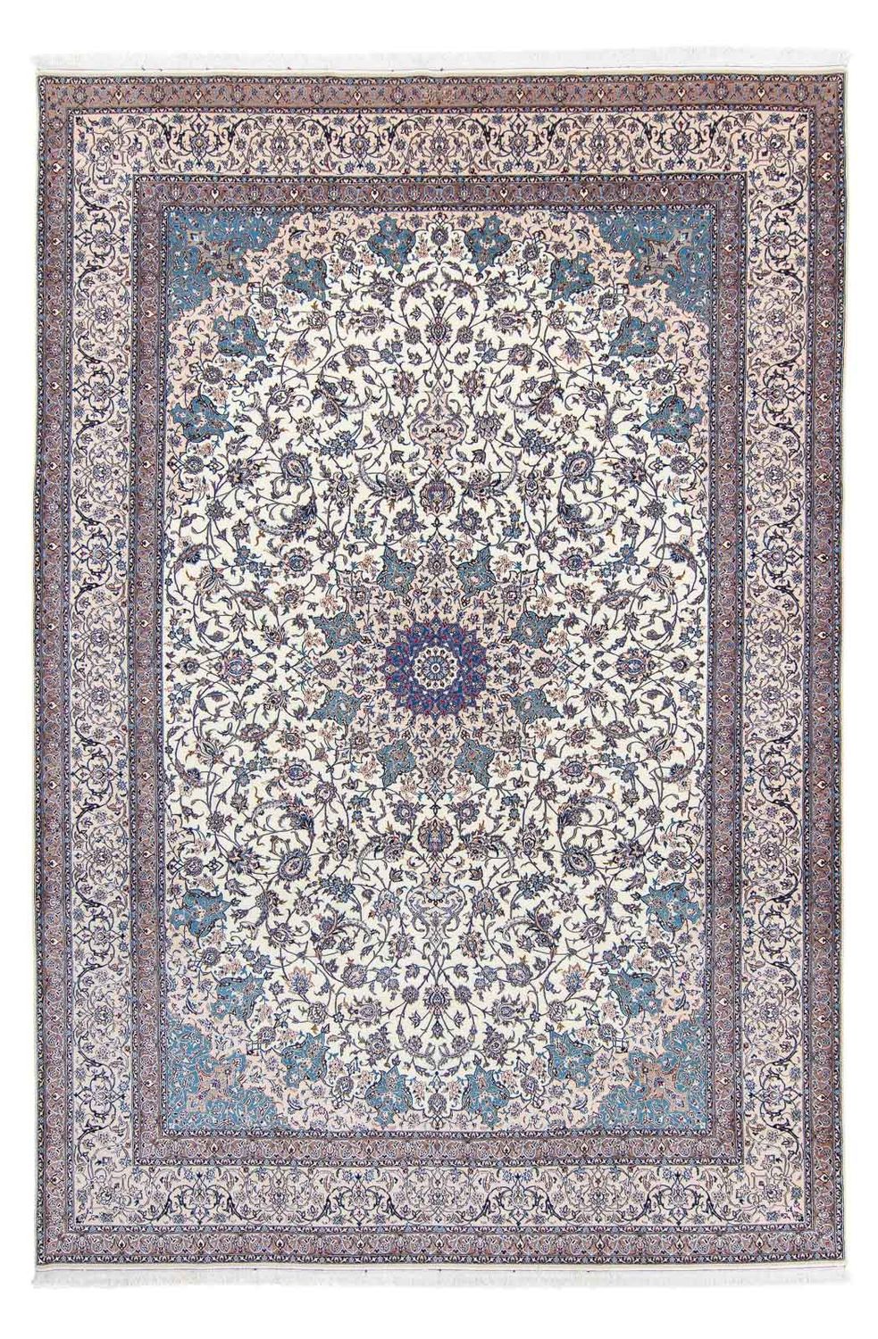 Persisk tæppe - Nain - Premium - 368 x 254 cm - beige