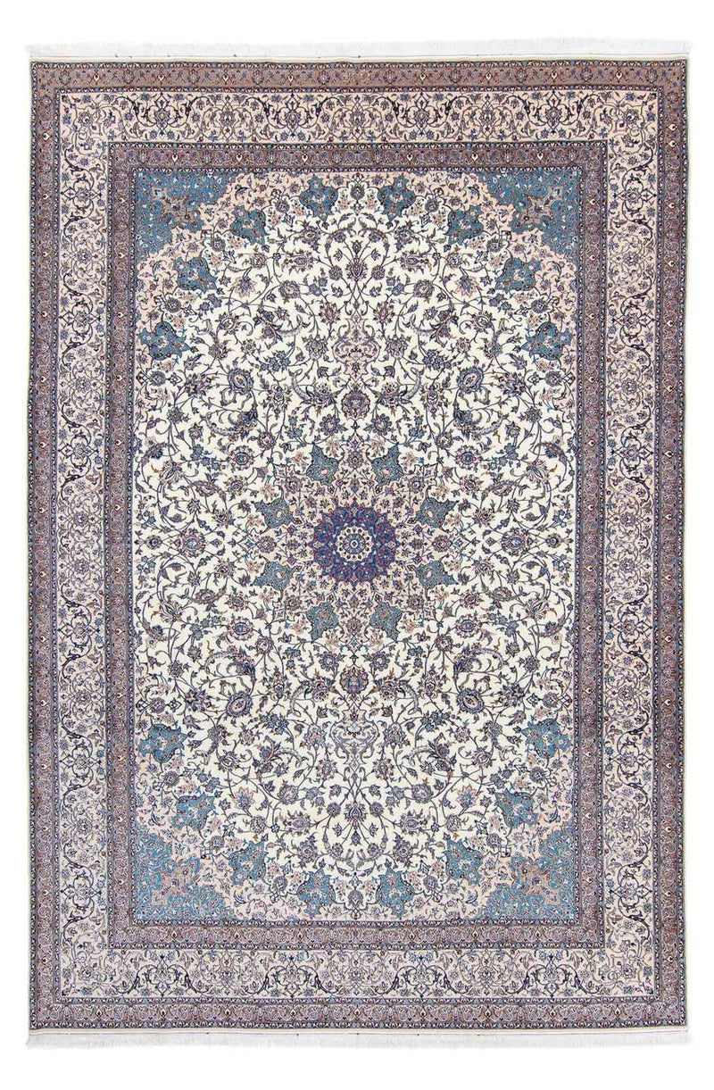 Persisk tæppe - Nain - Premium - 368 x 254 cm - beige