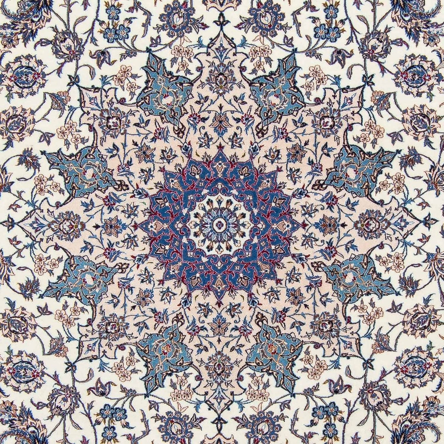 Persisk tæppe - Nain - Premium - 368 x 254 cm - beige