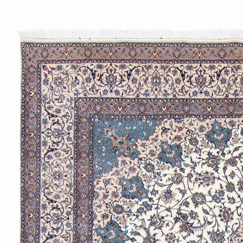 Persisk tæppe - Nain - Premium - 368 x 254 cm - beige