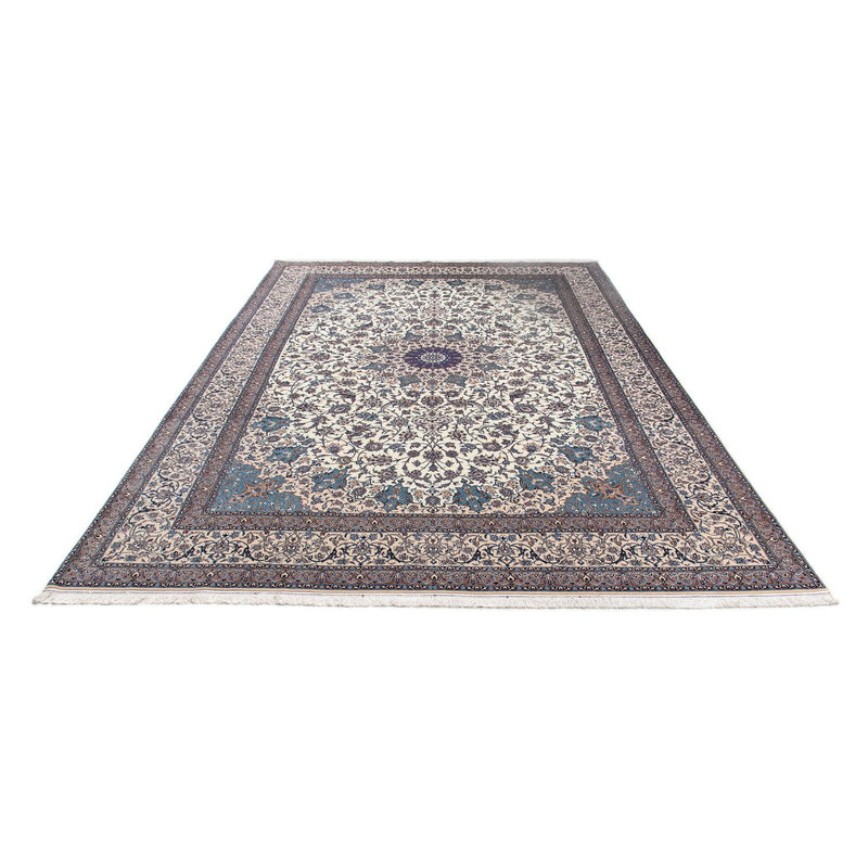 Persisk tæppe - Nain - Premium - 368 x 254 cm - beige