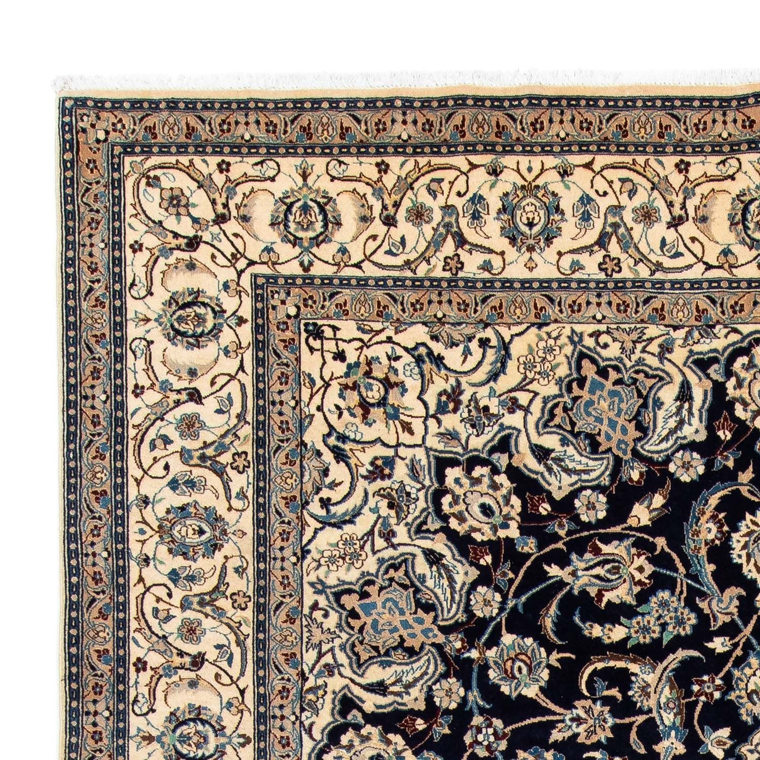 Persisk tæppe - Nain - Royal - 309 x 203 cm - sort