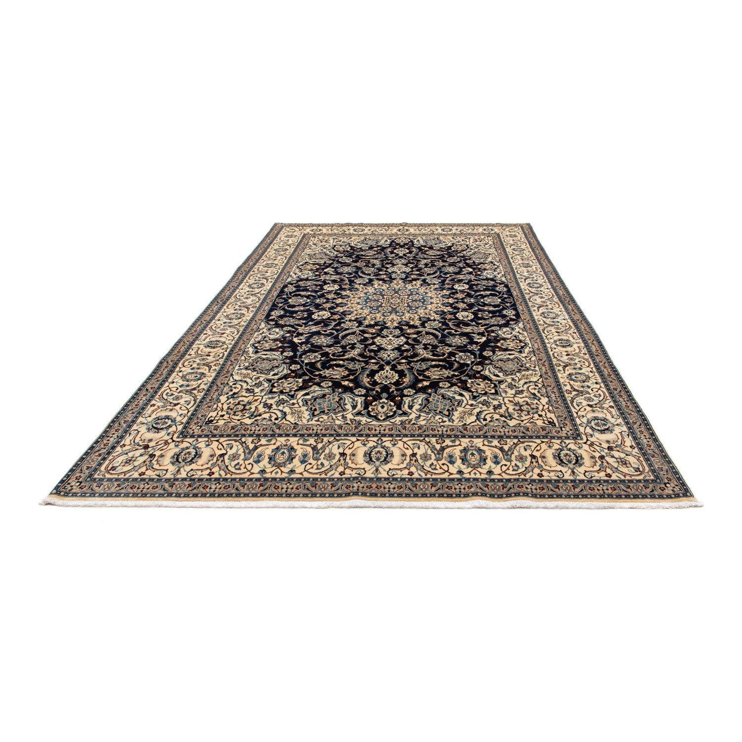 Persisk tæppe - Nain - Royal - 309 x 203 cm - sort