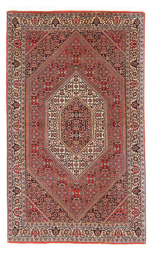 Persisk tæppe - Bijar - 153 x 89 cm - rød