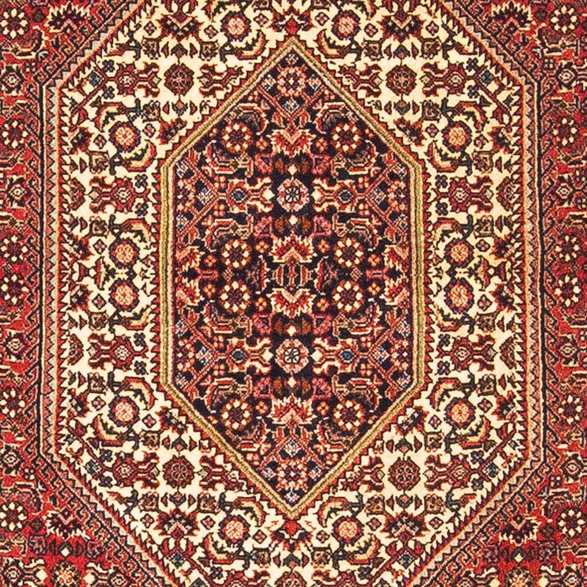 Persisk tæppe - Bijar - 153 x 89 cm - rød