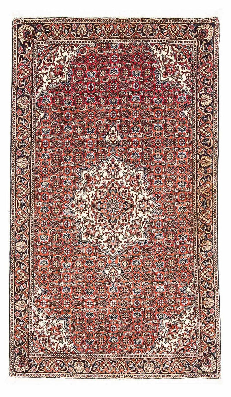 Persisk tæppe - Bijar - 148 x 88 cm - rød