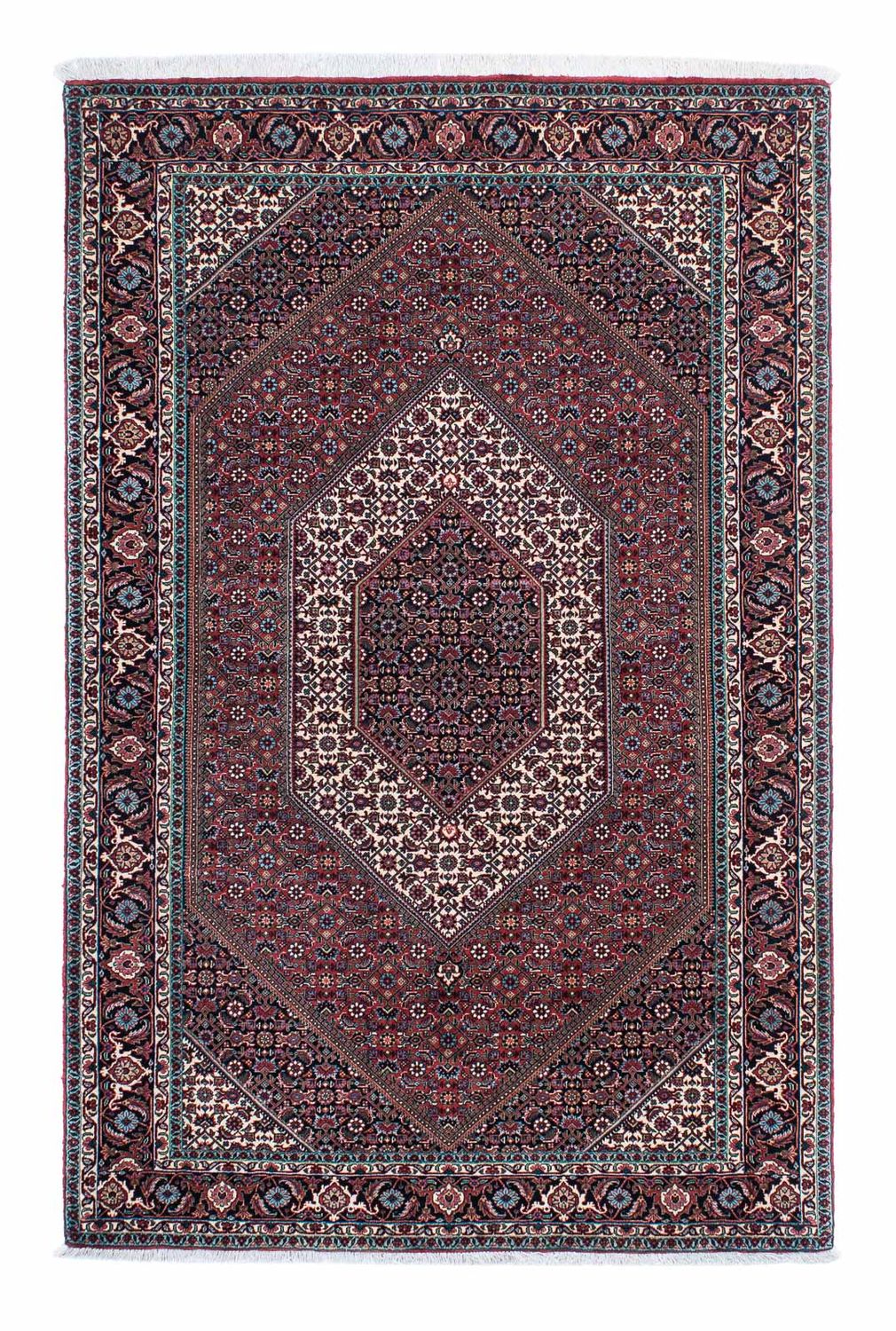 Persisk tæppe - Bijar - 205 x 132 cm - flerfarvet