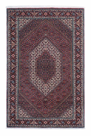 Persisk tæppe - Bijar - 205 x 132 cm - flerfarvet