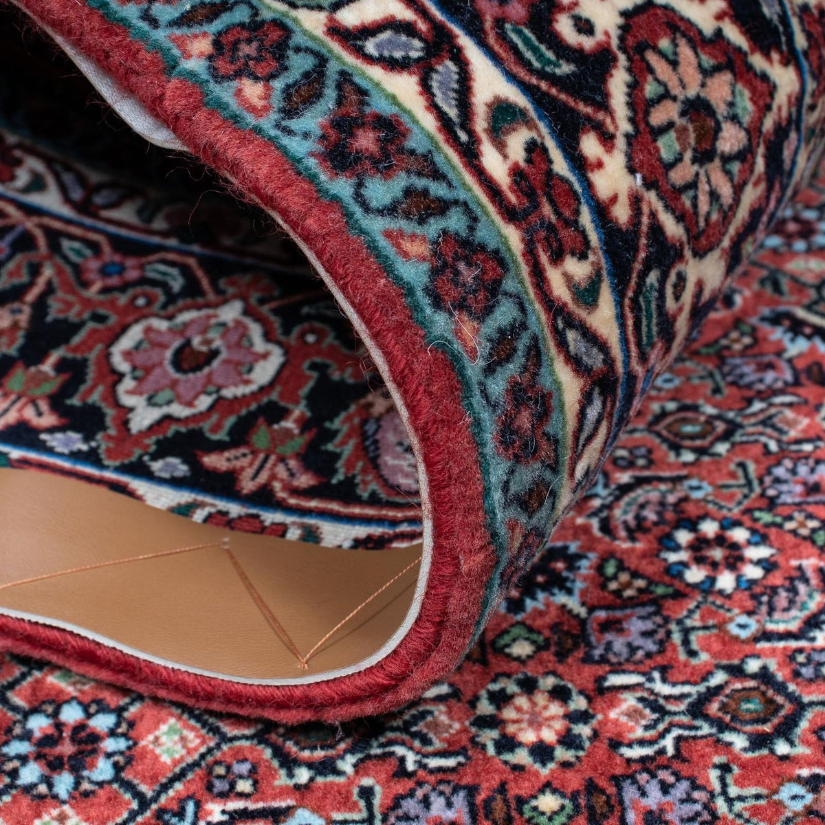 Persisk tæppe - Bijar - 205 x 132 cm - flerfarvet