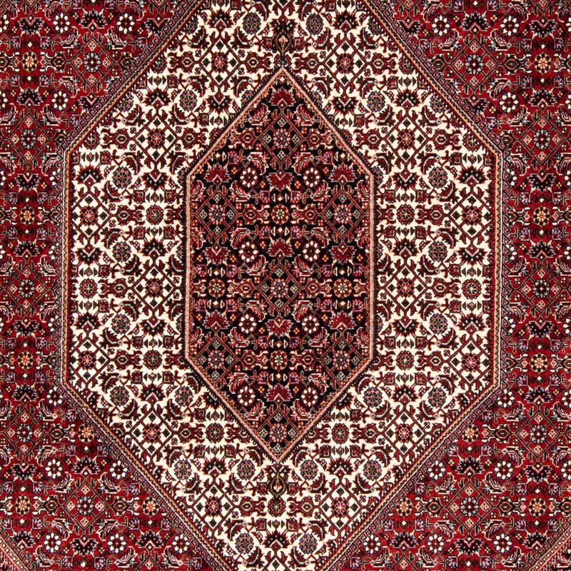 Persisk tæppe - Bijar - 243 x 167 cm - rød
