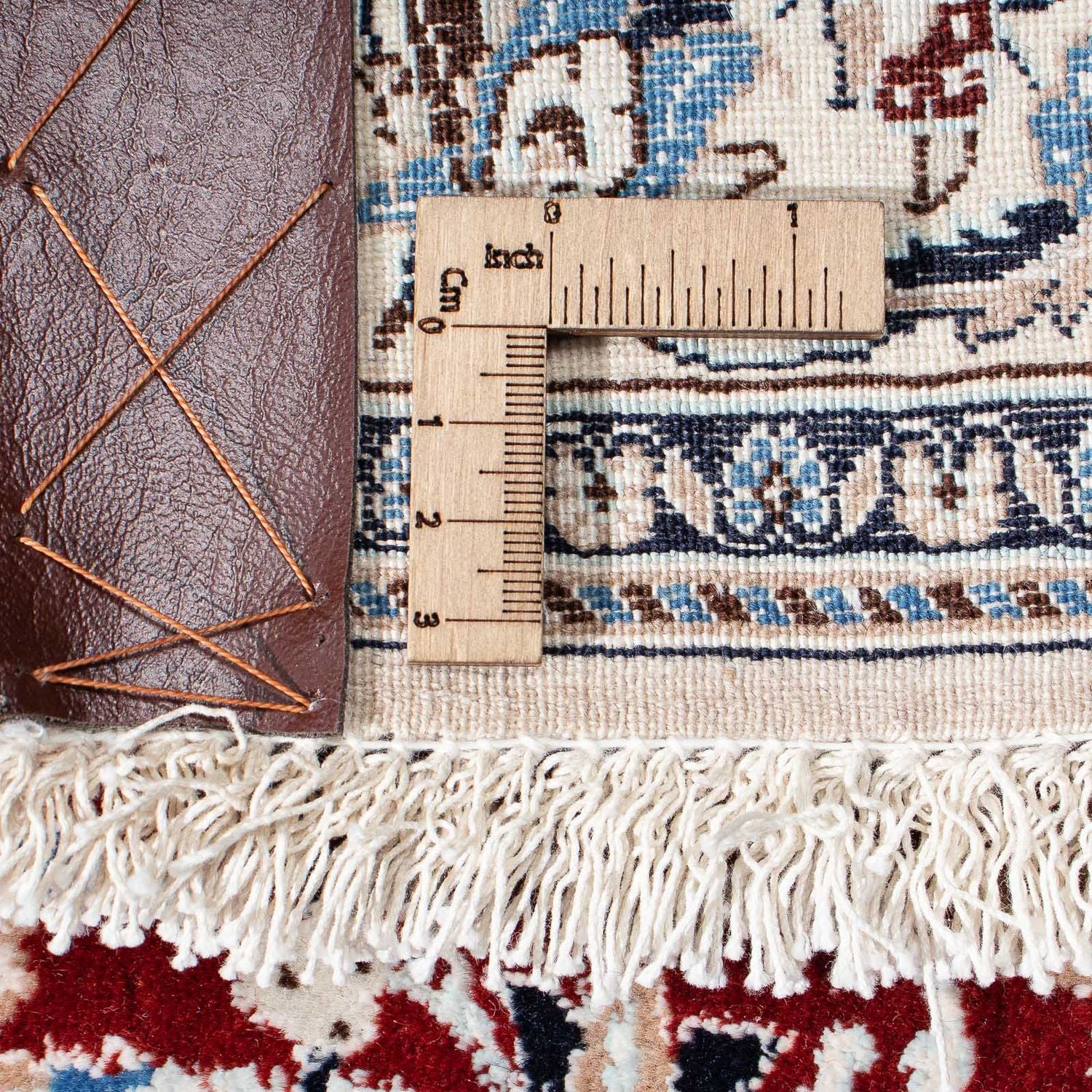Persisk tæppe - Nain - Premium - 302 x 202 cm - beige