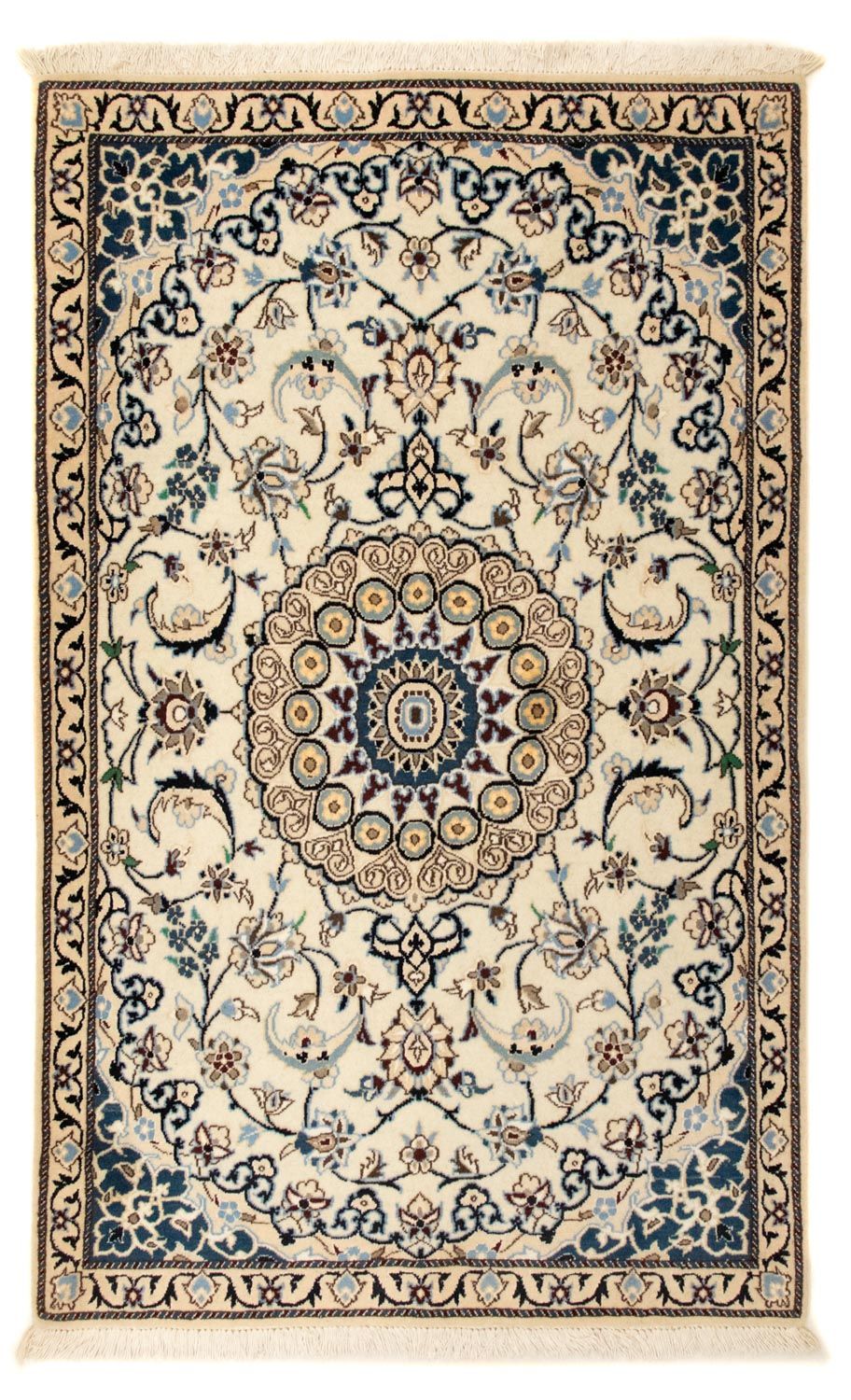 Persisk tæppe - Nain - Royal - 135 x 85 cm - beige