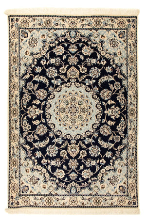 Persisk tæppe - Nain - Royal - 128 x 87 cm - mørkeblå