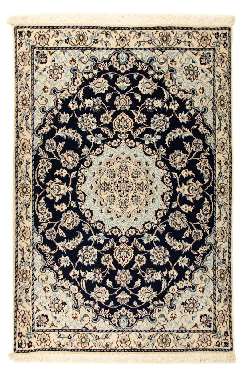 Persisk tæppe - Nain - Royal - 128 x 87 cm - mørkeblå