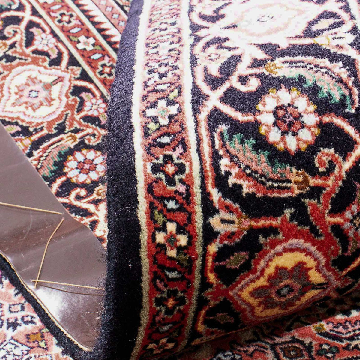 Persisk tæppe - Bijar - 174 x 108 cm - lysrød