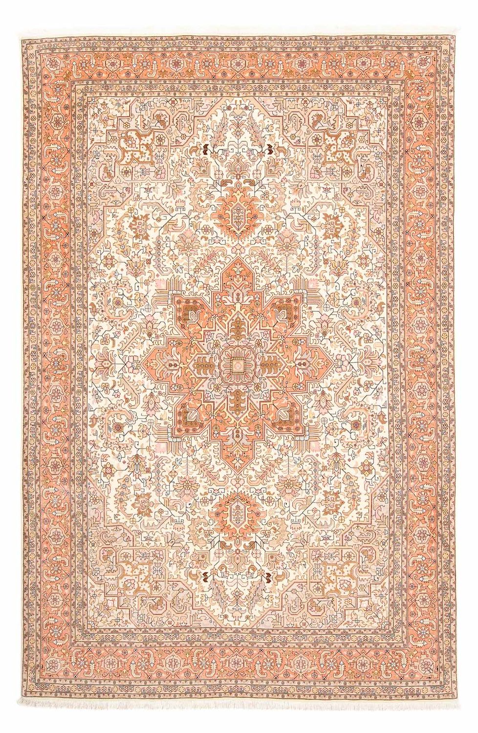 Persisk tæppe - Tabriz - Royal - 305 x 202 cm - beige